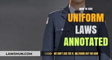 Mastering Legal Citations: Citing Uniform Laws Annotated Effectively