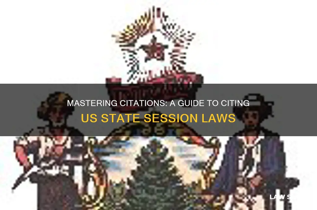 how to cite us stae session laws