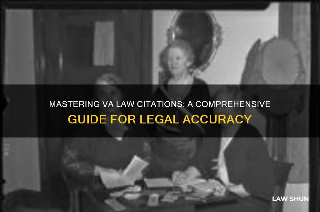 how to cite va law