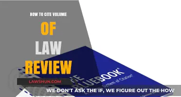 Mastering Legal Citations: How to Cite Law Review Volumes
