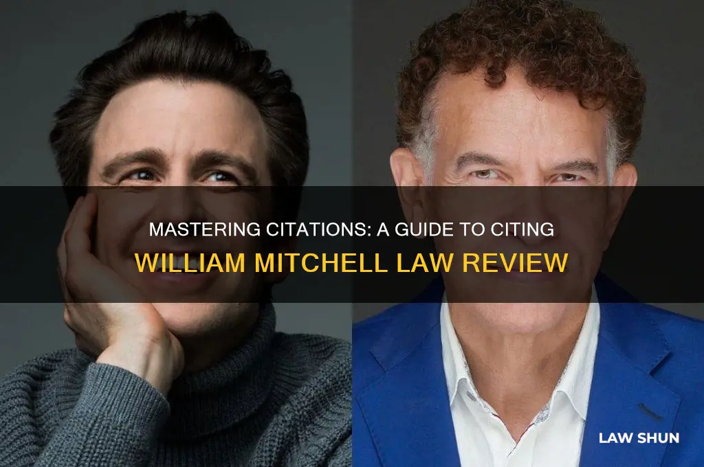 how to cite william mitchell law review