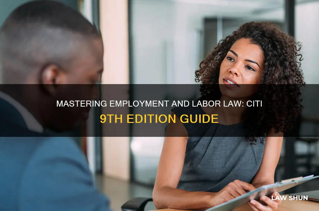 how to citi employment and labor law 9th edition