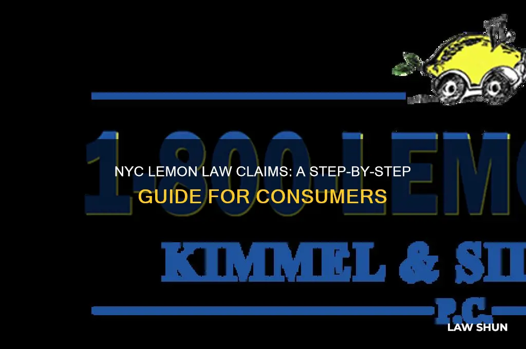 how to claim a lemon law in nyc