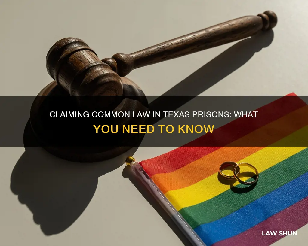 how to claim common law in tx prison