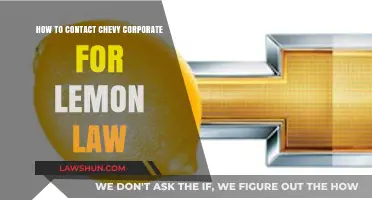 Contacting Chevy Corporate for Lemon Law Claims: A Step-by-Step Guide