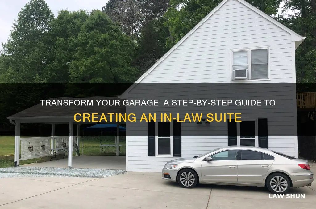how to convert a garage into an in-law suite