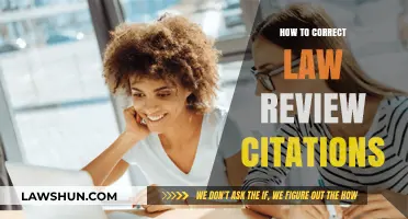 Mastering Law Review Citations: Essential Tips for Accurate Legal References