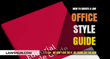Creating a Style Guide for Your Law Office