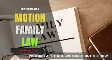 Creating a Motion: Navigating Family Law