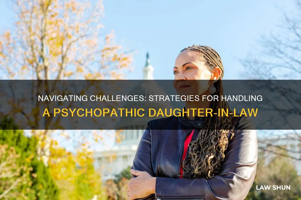 how to deal psychopath daughter in law