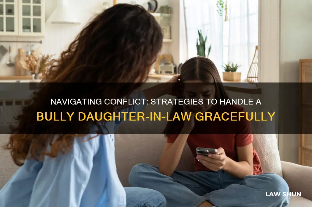 how to deal with a bully daughter-in-law