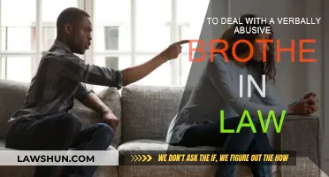 Dealing with a Verbally Abusive Brother-in-Law: Strategies for Coping