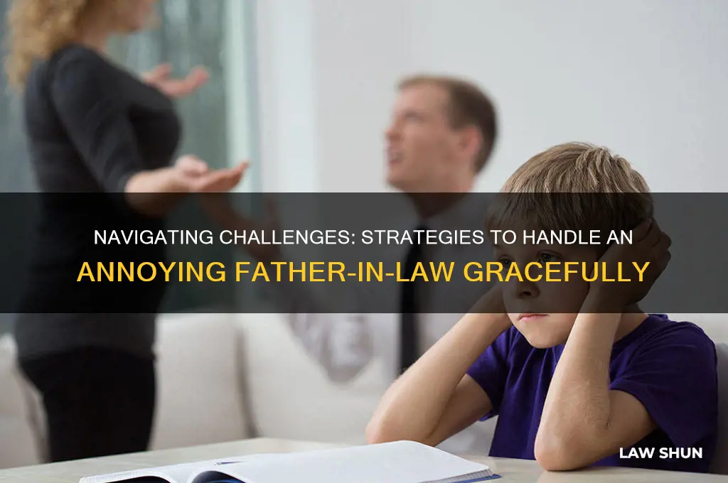how to deal with annoying father in law