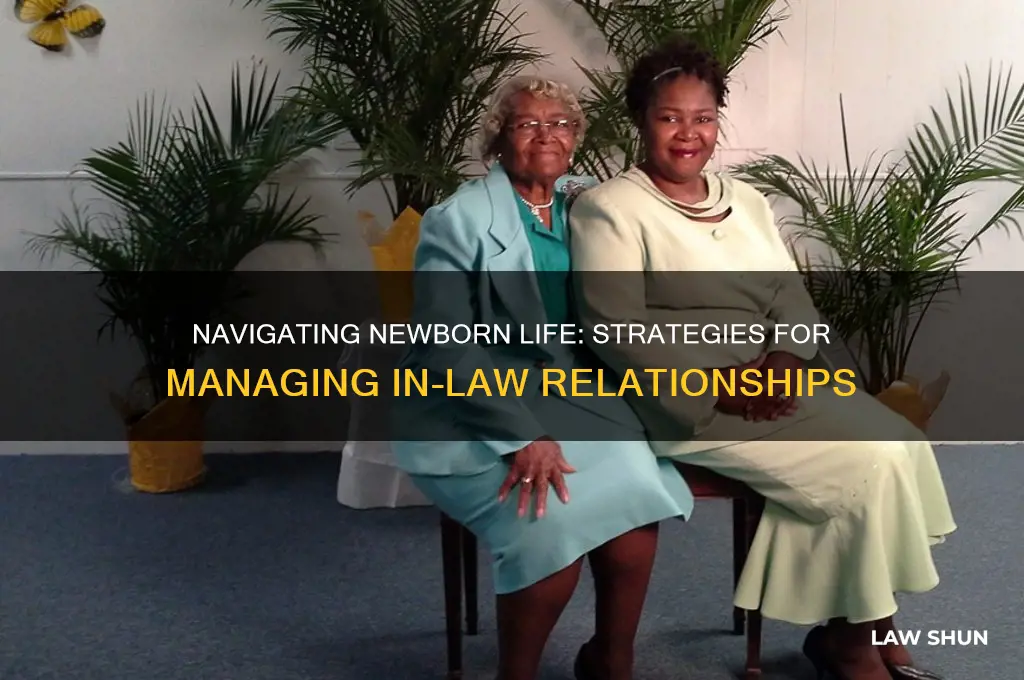 how to deal with in law when having a newborn