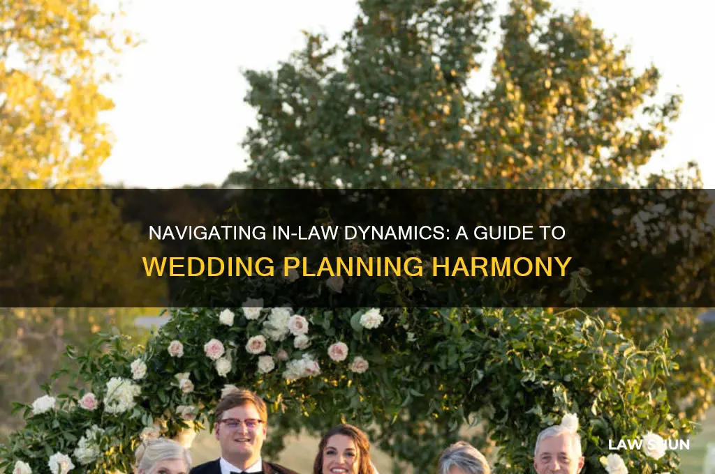 how to deal with in laws when planning a wedding