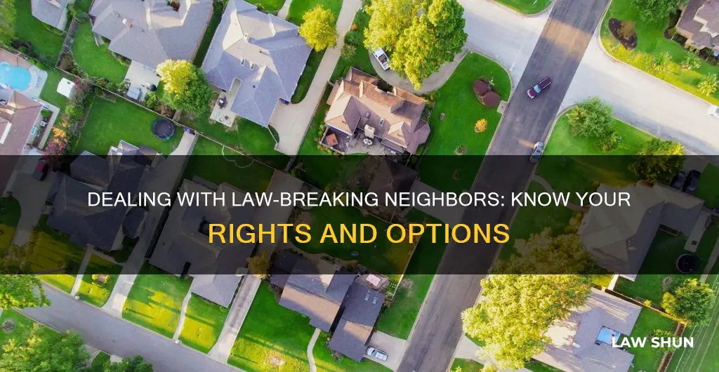 how to deal with law-breaking neighbors