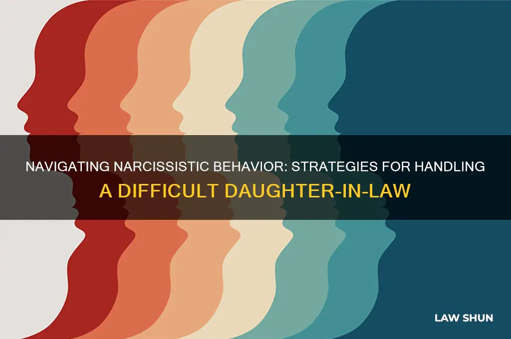 how to deal with narcissist daughter in law