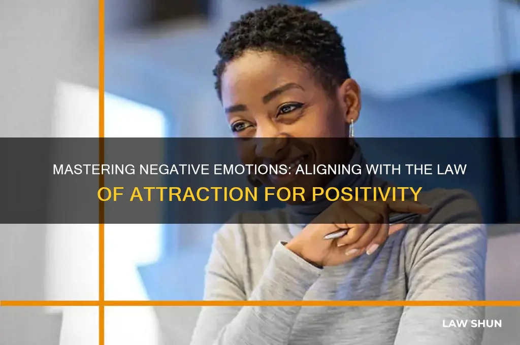 how to deal with negative emotions law of attraction