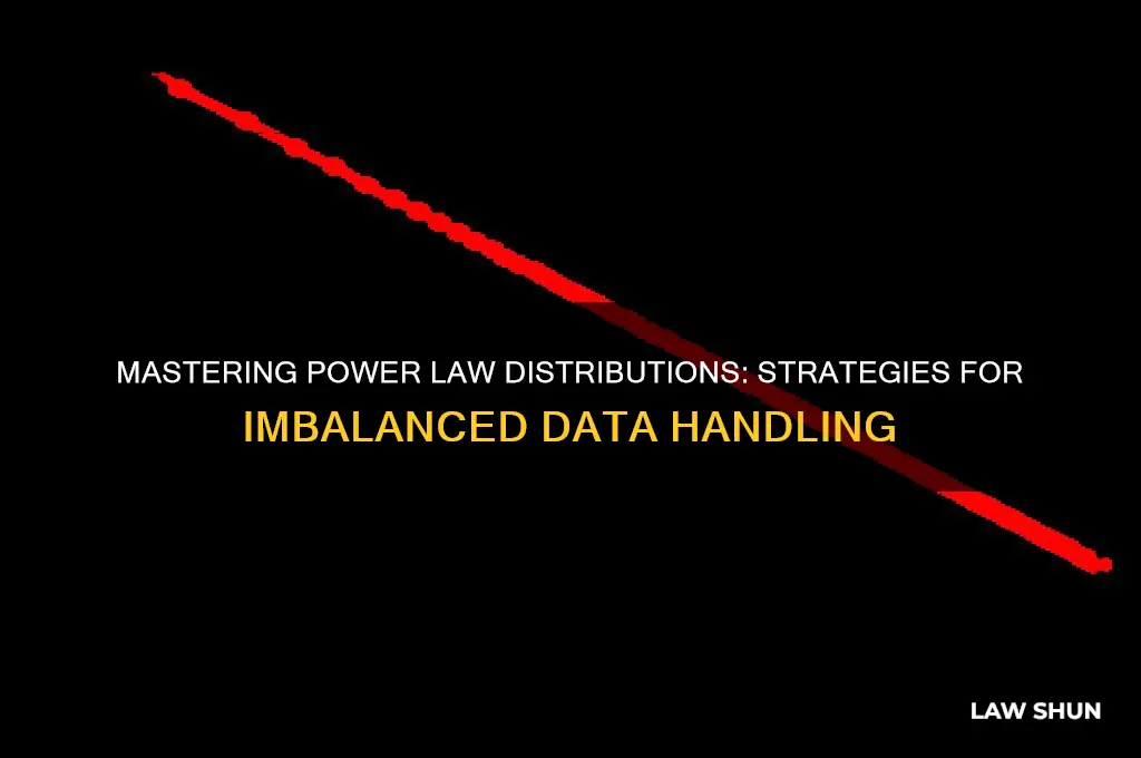 how to deal with power law distribution
