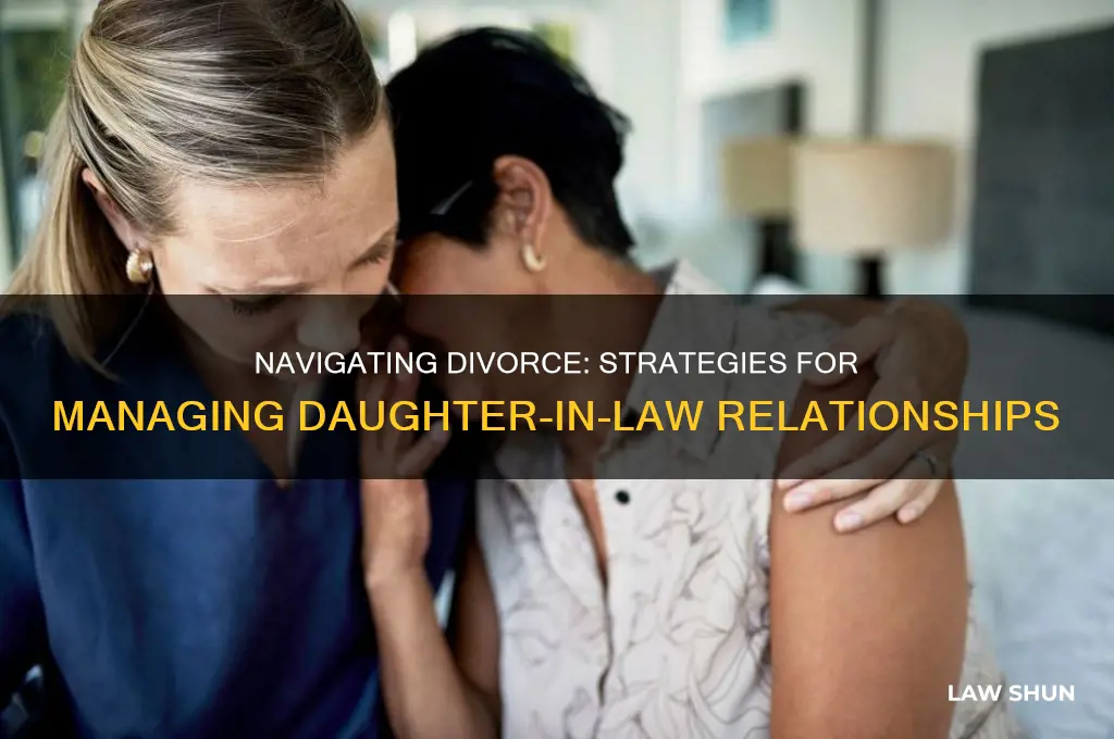 how to deal with your daughter-in-law during a divorce