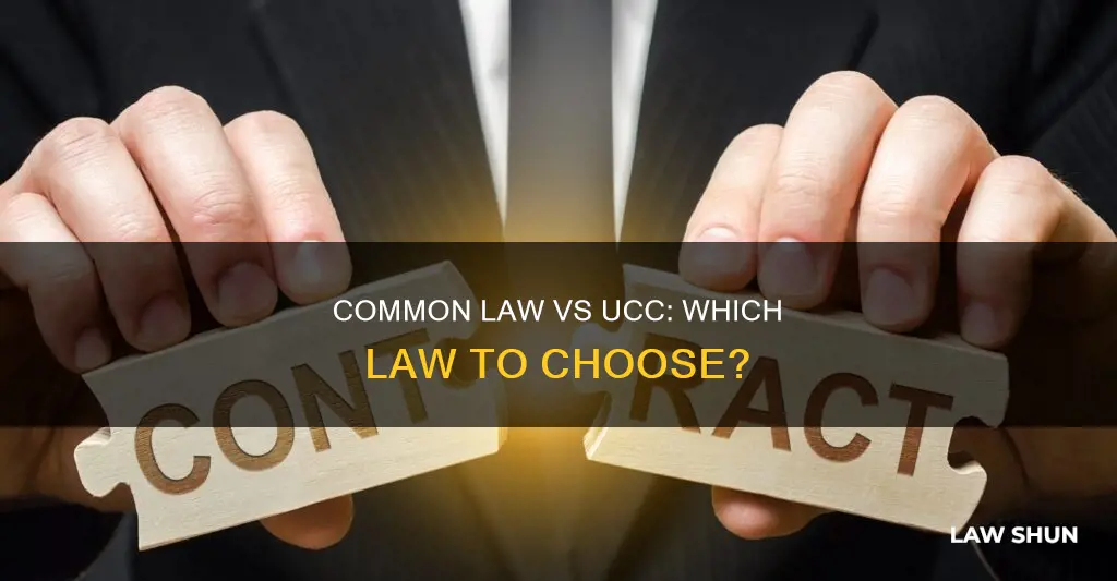 how to decide between using common law vs ucc