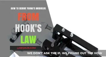 Deriving Young's Modulus: A Practical Guide Using Hooke's Law