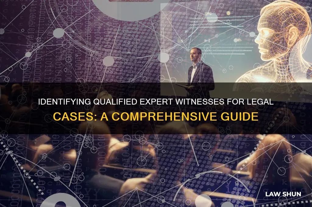 how to determine expert whitness in a law suit