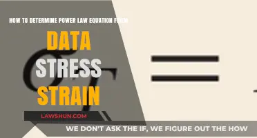 Determining Power Law Equations from Stress-Strain Data: A Guide