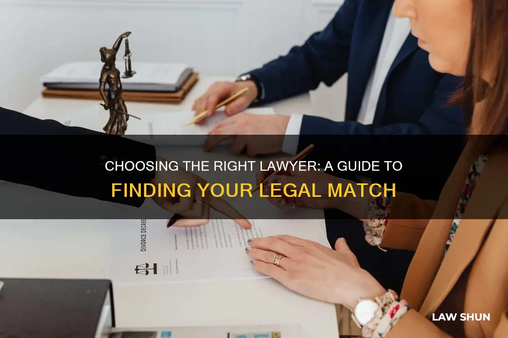 how to determine the best lawer for a given situation