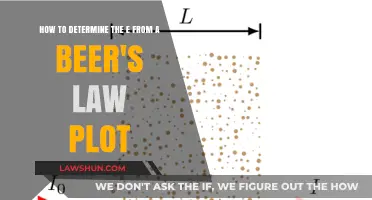 Determining Molar Absorptivity from Beer's Law Plot: A Step-by-Step Guide
