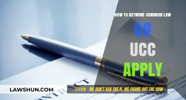 When Does Common Law or UCC Apply?