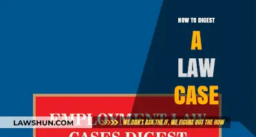 Digesting Law Cases: A Step-by-Step Guide