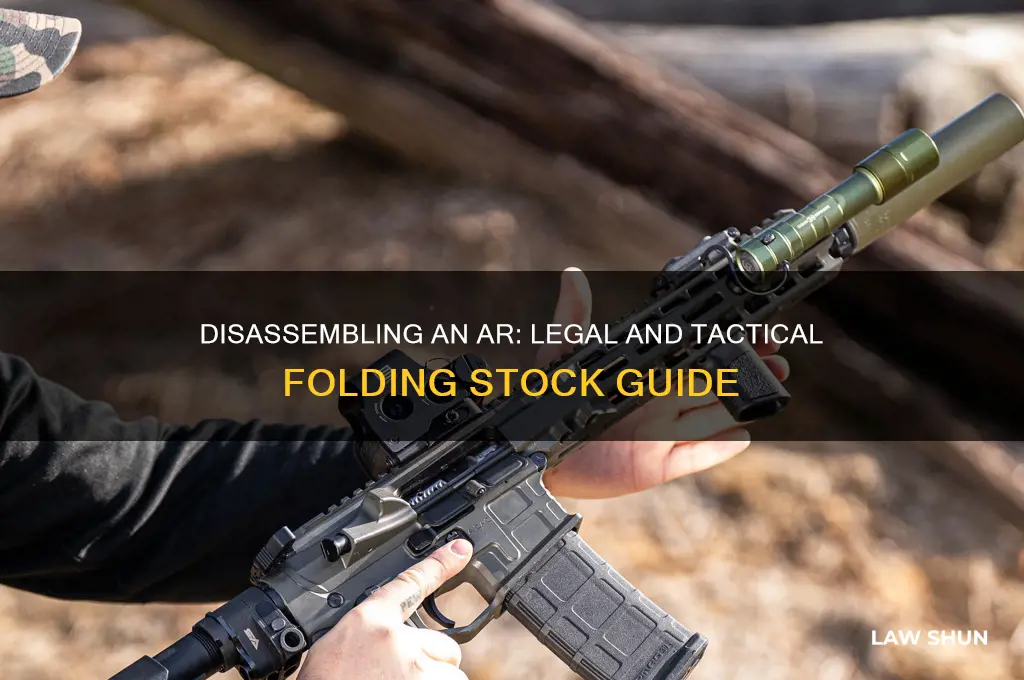 how to disamble a ar with law and tactical folding
