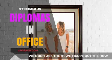 Elegant Display Tips for Showcasing Your Law Diplomas in the Office
