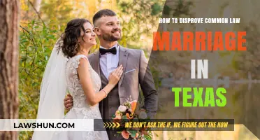 Challenging Common Law Marriage Claims in Texas