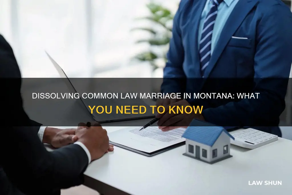 how to dissolve a common law marriage in montana