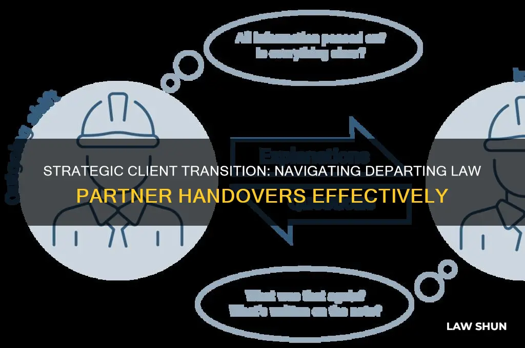 how to divide up clients of a departing law partner