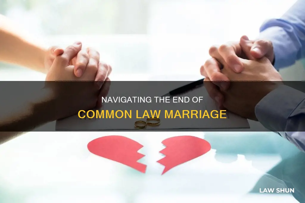 how to divorce a common law marriage