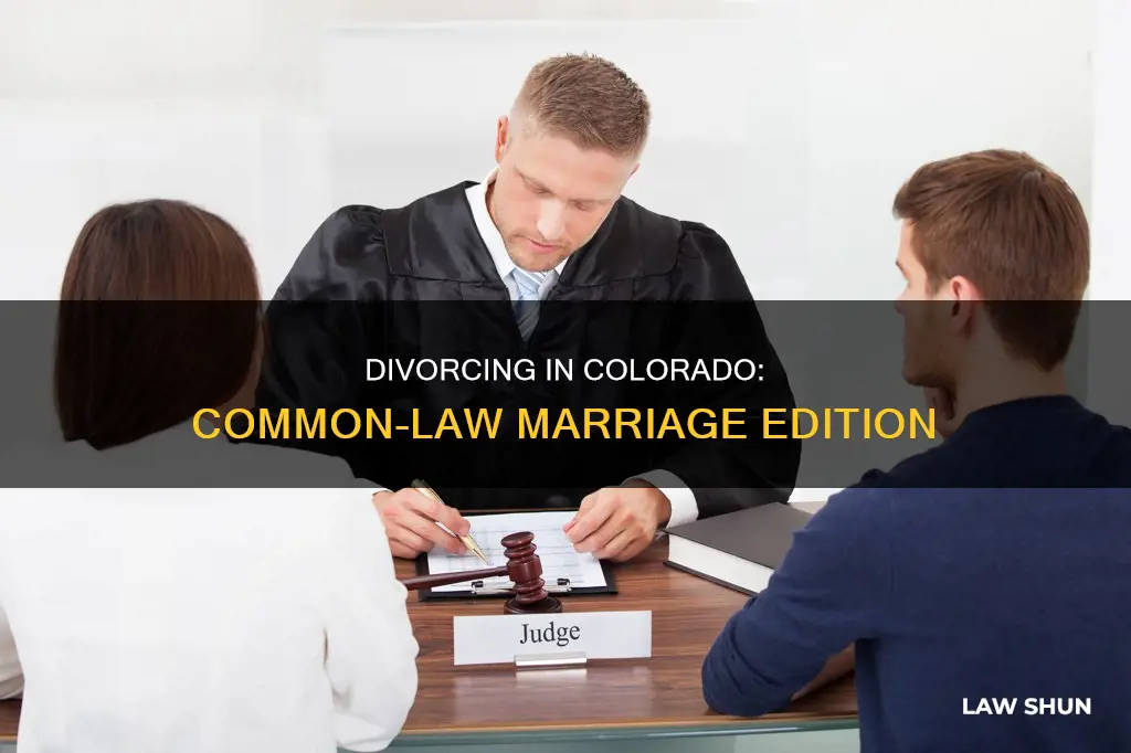 how to divorce in colorado when your common law married