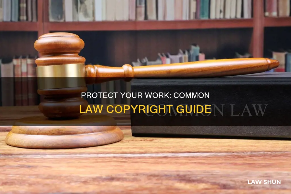 how to do a common law copy right