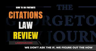 Mastering Footnote Citations for Law Review: A Comprehensive Guide