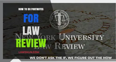 Mastering Footnotes: A Comprehensive Guide for Law Review Writing