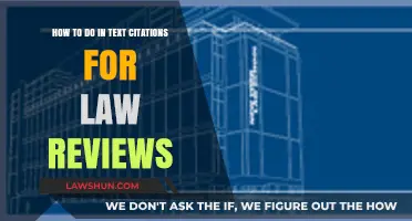 Mastering In-Text Citations for Law Reviews: A Comprehensive Guide