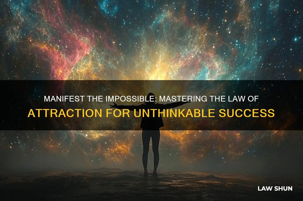 how to do something impossible with the law of attraction