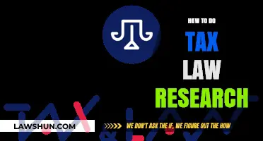 Tax Law Research: A Comprehensive Guide