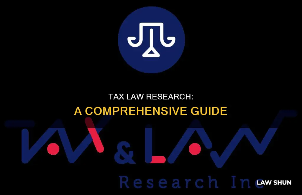 how to do tax law research