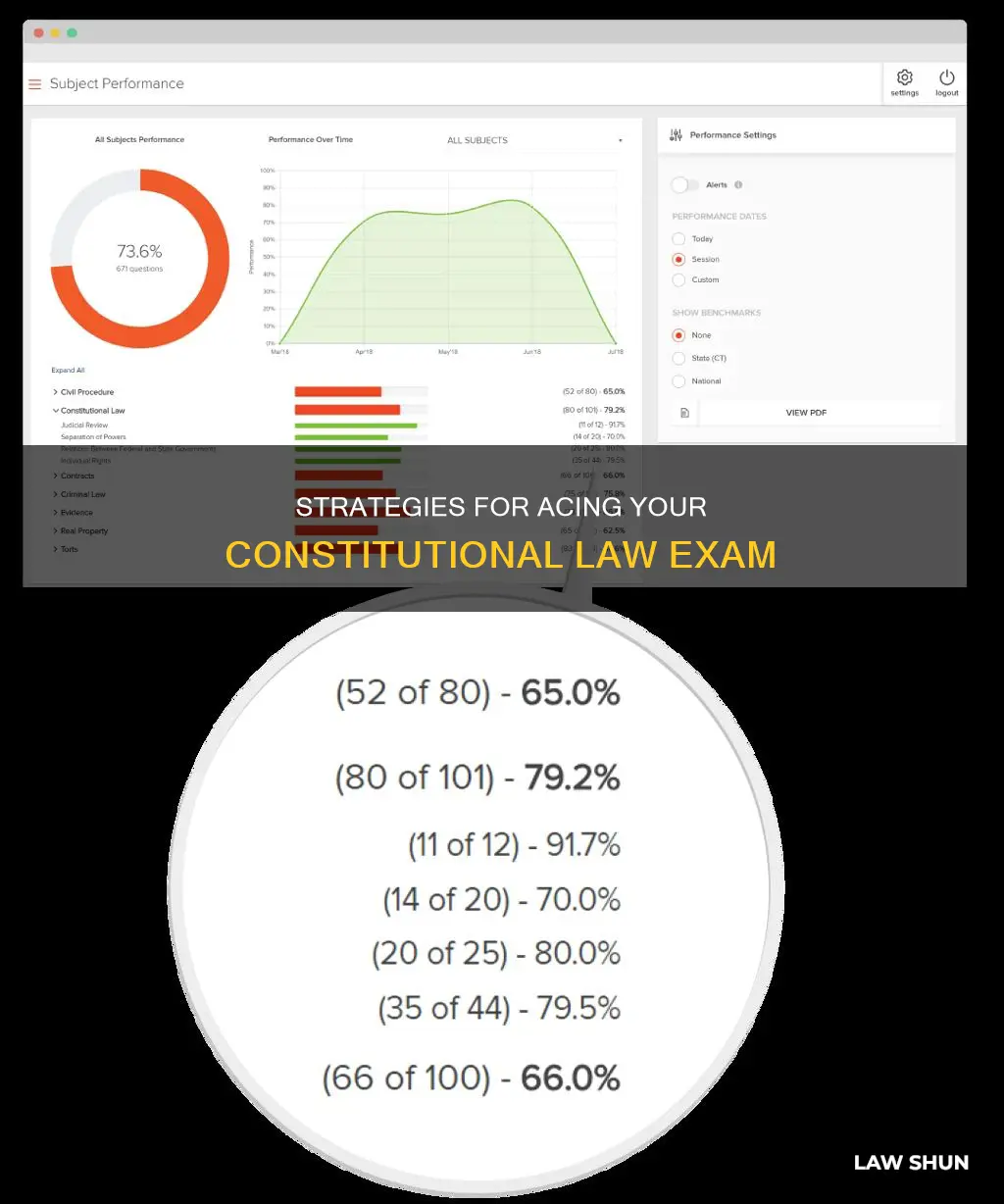 how to do well on constitutional law exam