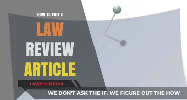 Mastering Law Review Article Editing: Essential Tips for Precision and Clarity