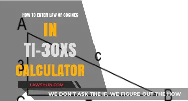 Mastering Law of Cosines on TI-30XS: A Step-by-Step Guide