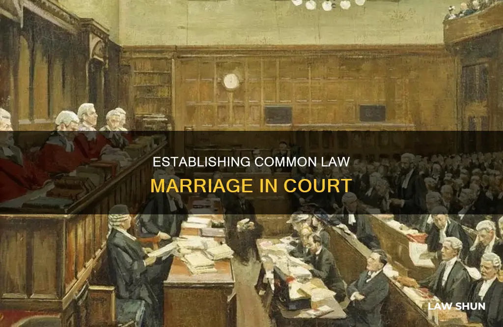 how to establish common law in court